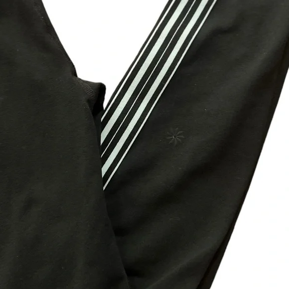 Athleta Girls Earn Your Stripe Black Leggings XL 14 - Picture 5 of 5